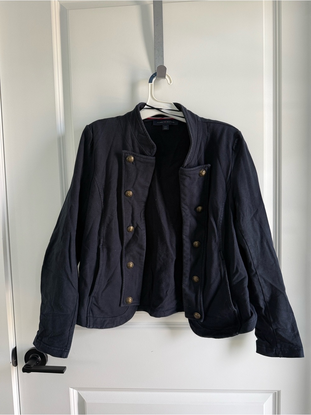 Tommy Hilfiger Women’s Navy Military-Inspired Jacket – L - Picture 10 of 10